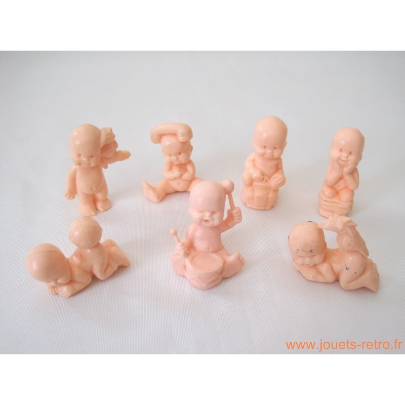"Les Mini Babies" lot de 7 figurines