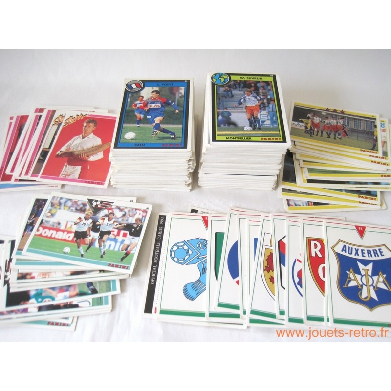 lot 260 cartes Panini Foot 1993