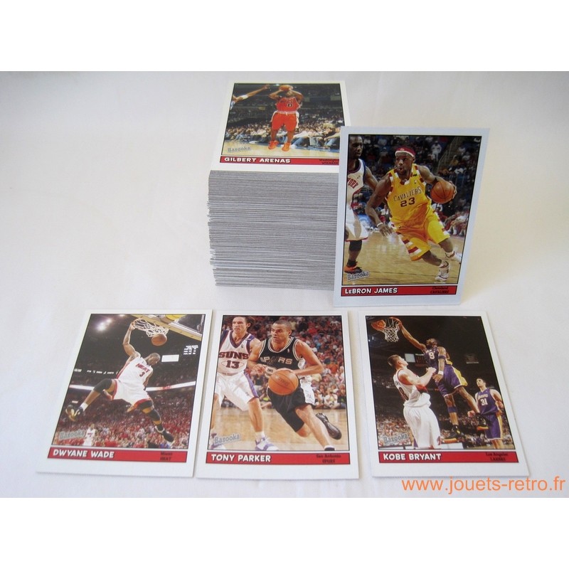 Set complet 165 cartes NBA Topps Bazooka 2005-06