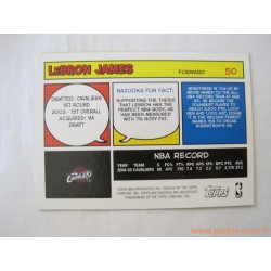 Set complet 165 cartes NBA Topps Bazooka 2005-06