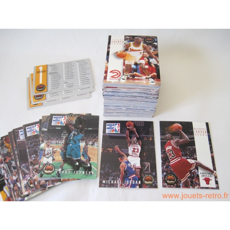 Set complet 191 cartes NBA Skybox Prenium 1993-94 série 1