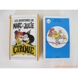 Jeu de 7 familles "Marc et Julie" Cirque