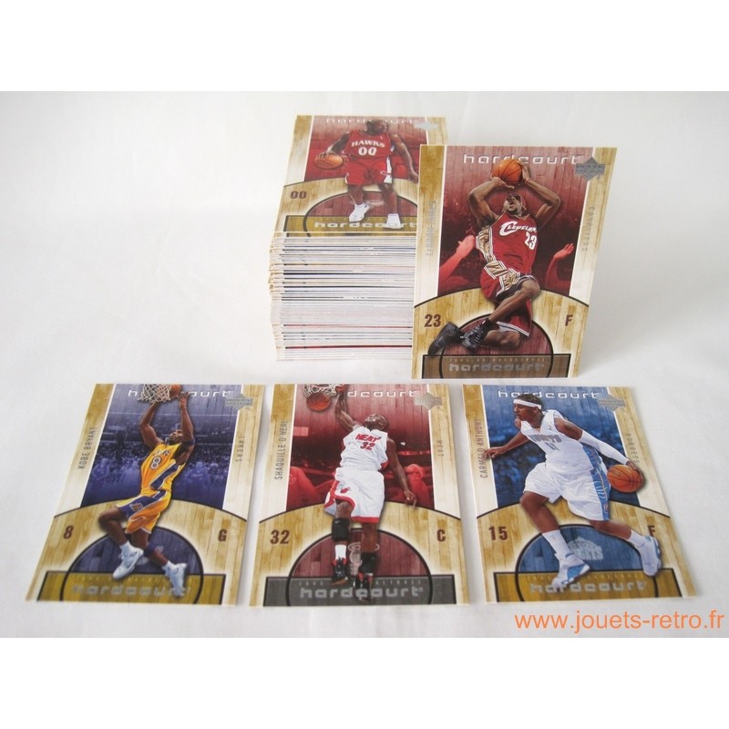set complet 90 cartes NBA Upper Deck HARDCOURT 2005-06