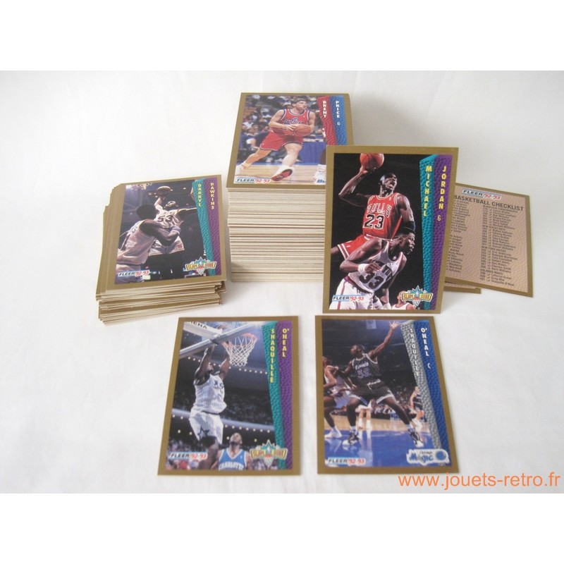 Set complet 180 cartes NBA Fleer 1992-93 série 2