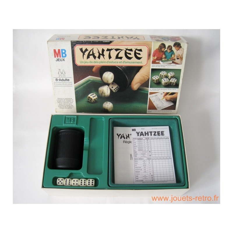 Yahtzee - Jeu MB 1982