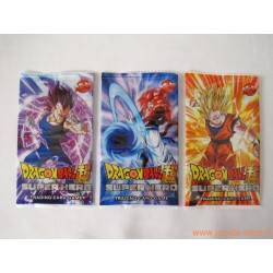 Lot 3 boosters cartes Dragon Ball