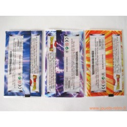 Lot 3 boosters cartes Dragon Ball