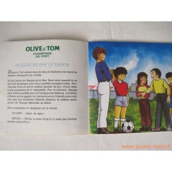 Olive et Tom champion de foot "un gardien sur la touche" - livre disque 45t