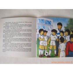 Olive et Tom champion de foot "un gardien sur la touche" - livre disque 45t