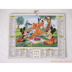 Almanach des PTT 1972 Disney