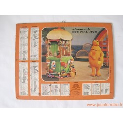 Almanach des PTT 1978 L'île au enfants