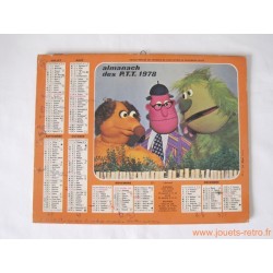 Almanach des PTT 1978 L'île au enfants