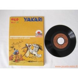 Livre disque "Yakari - les castors et le pélican" Casterman 1983