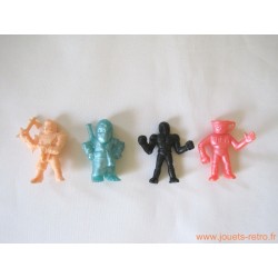 "Les Cosmix" lot de 4 figurines différentes - Idéal 1991