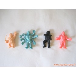 "Les Cosmix" lot de 4 figurines différentes - Idéal 1991