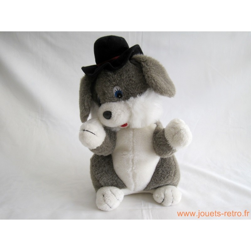 Peluche lapin au chapeau