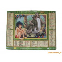 Almanach du facteur 2008 Disney "livre de la jungle - Peter Pan"