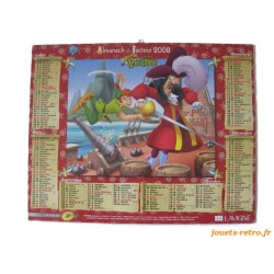 Almanach du facteur 2008 Disney "livre de la jungle - Peter Pan"