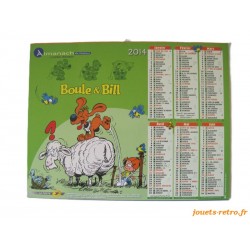 Almanach du facteur 2014 "Boule et Bill"