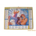 Almanach du facteur 1998 Disney "La Belle et le Clochard + Hercule