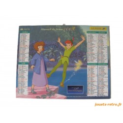 Almanach du facteur 2003 Disney "La Belle et la Bête + Peter Pan"