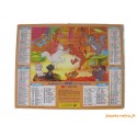 Almanach du facteur 1995 Disney "Le Roi Lion + Les Aristochats"