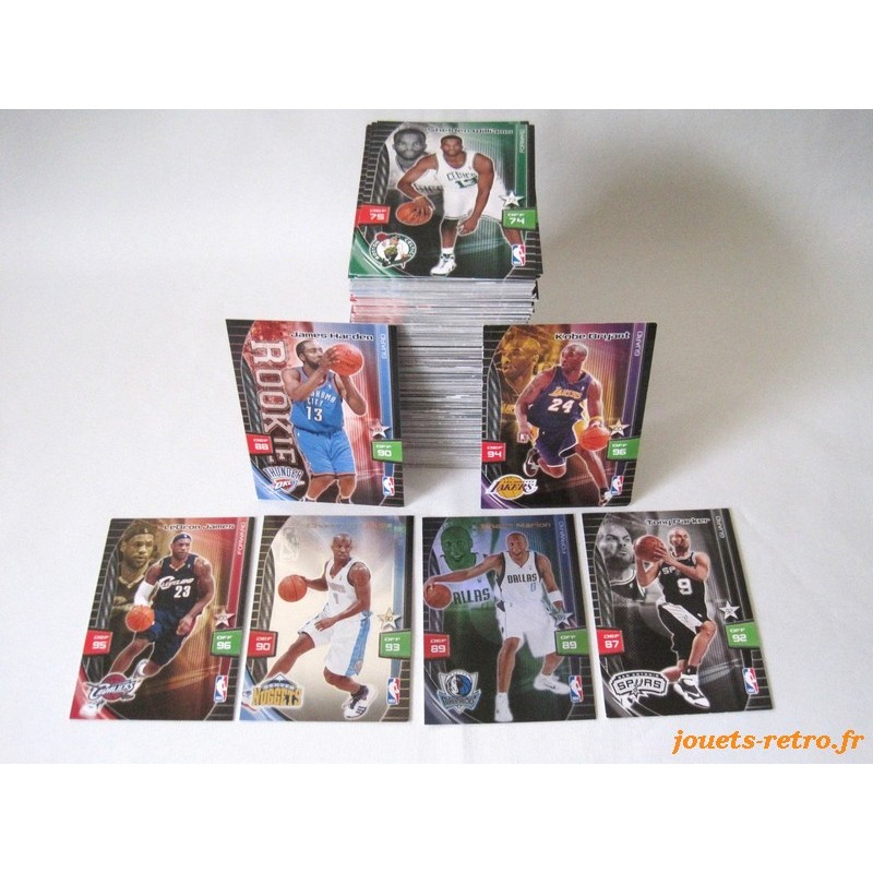 Lot 285 cartes NBA Panini Adrenalyn XL 2009-10