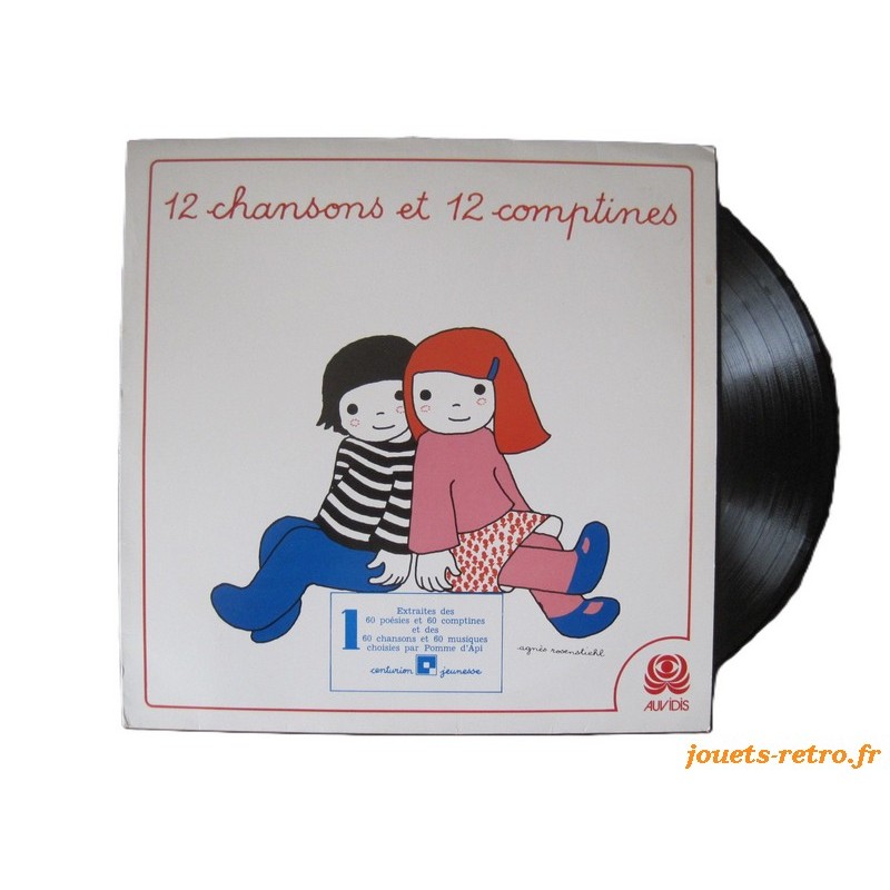 12 chansons et 12 comptines - disque 33t