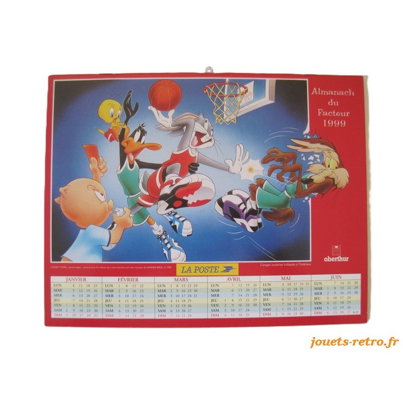 Almanach du facteur 1999 "looney Tunes"