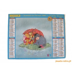 Almanach du facteur 1999 Disney "Winnie + Taram"