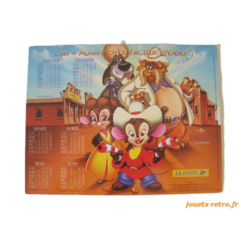 Almanach du facteur 2000 "Fievel"