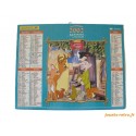 Almanach du facteur 2002 Disney "Blanche neige + Belle et clochard"