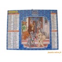 Almanach du facteur 2002 Disney "Blanche neige + Belle et clochard"
