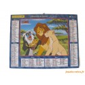 Almanach du facteur 2004 Disney "Le roi lion + Winnie"