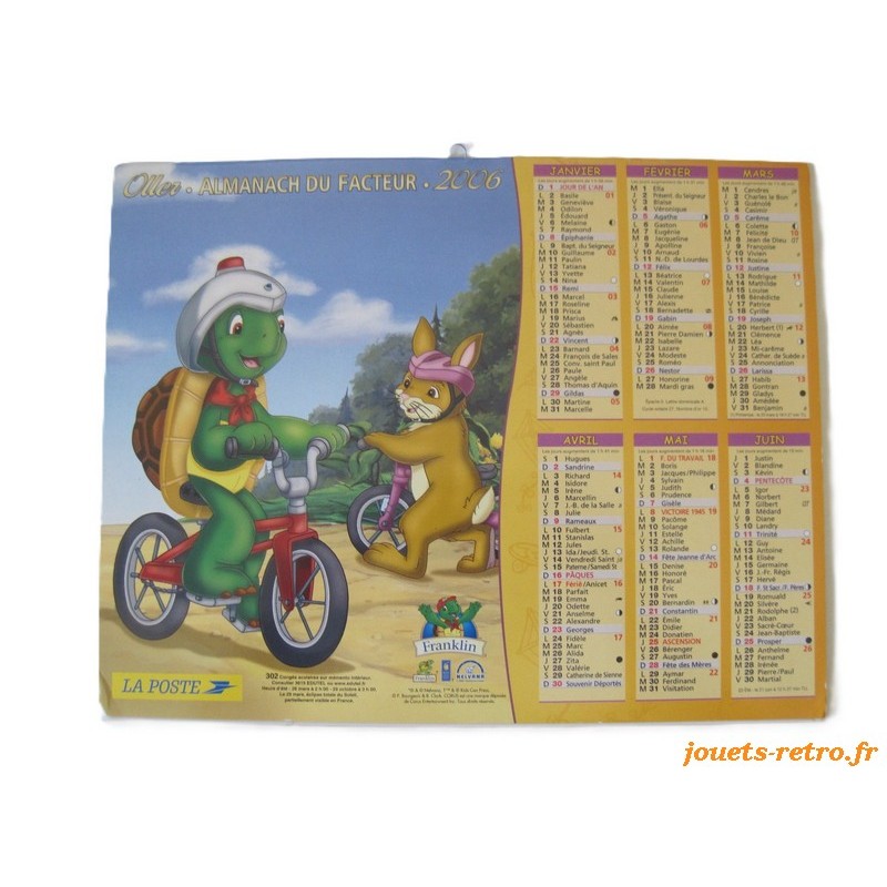 Almanach du facteur 2006 "Franklin"