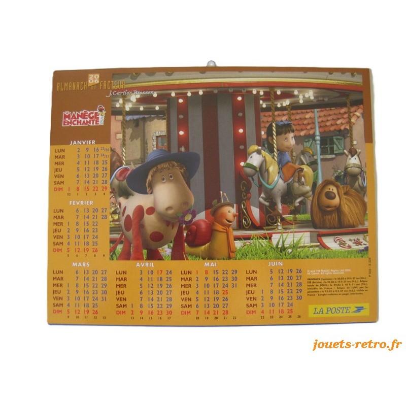 Almanach du facteur 2006 "Le manège enchanté"