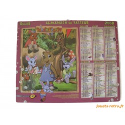 Almanach du facteur 2008 "Les copains de la forêt"