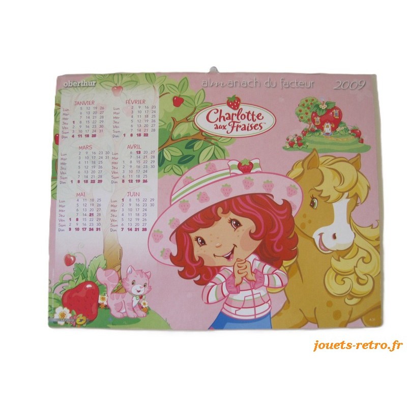 Almanach du facteur 2009 "Charlotte aux fraises"