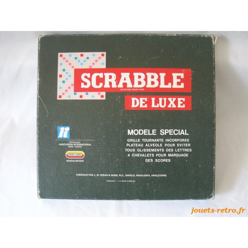 Scrabble de Luxe - jeu Spear 1973