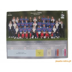 Almanach du facteur 2006 "équipe de France de football"