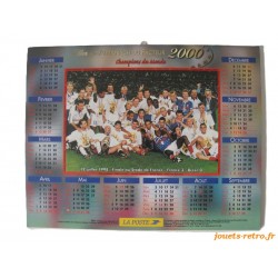 Almanach du facteur 2000 "équipe de France de football"