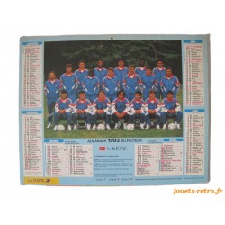 Almanach du facteur 1993 "football"