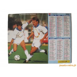 Almanach du facteur 1993 "football"