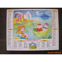Almanach des PTT 1988 Disney "La bande à Mickey + Bernard et Bianca"