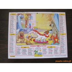Almanach des PTT 1988 Disney "La bande à Mickey + Bernard et Bianca"