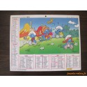 Almanach du facteur 1992 "Les Schtroumpfs"