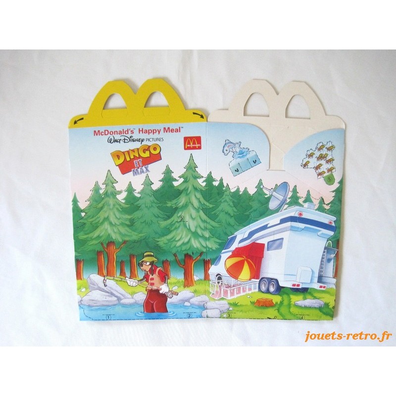 Boite "Happy Meal" Mc Donald's Dingo et Max