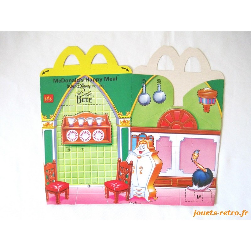 Boite "Happy Meal" Mc Donald's La belle et la Bête