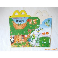 Boite "Happy Meal" Mc Donald's Bambie