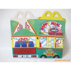 Boite "Happy Meal" Mc Donald's bus musique